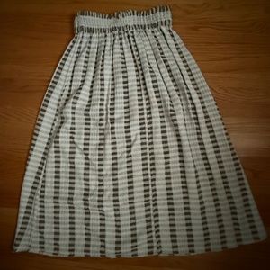 Reversible Ace & Jig Rara skirt in Chester textile